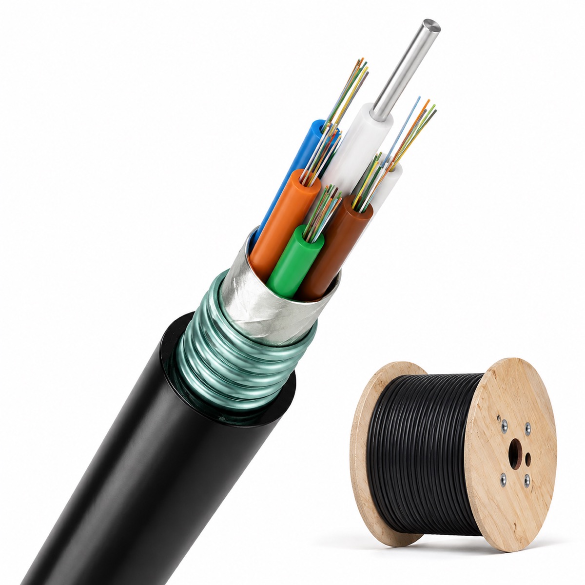 GYTA duct fiber optic cable